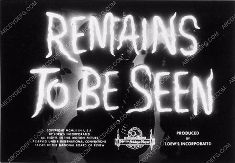 title Remains to be Seen 2751-01