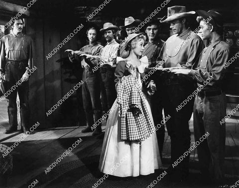 Jane Powell Russ Tamblyn and cast film Seven Brides for Seven Brothers 2754-13