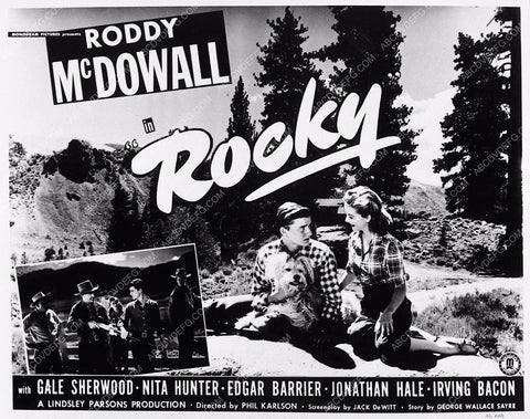 Roddy McDowall Nita Hunter dog film Rocky 2766-03