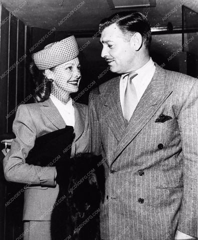 candid Virginia Grey Clark Gable out for the evening 2766-08