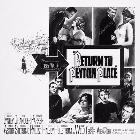 ad slick Jeff Chandler Carol Lynley Return to Peyton Place 2773-02