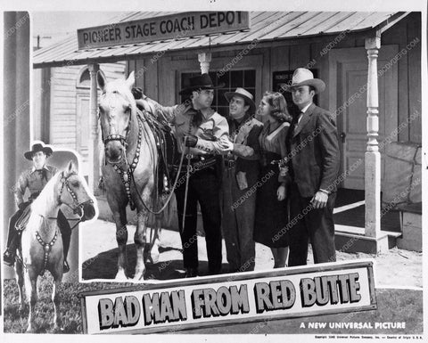 Bob Baker Johnny Mack Brown western film Bad Men from Red Butte 2818-17