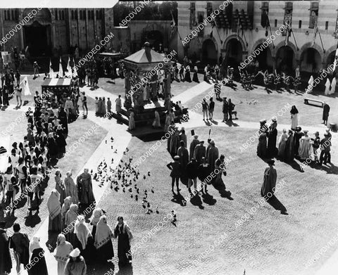 2883-013 MGM backlot and crowd scene film Romeo and Juliet 2883-013
