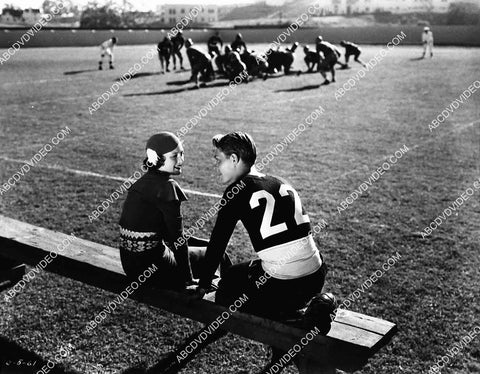 2883-019 Dorothy Jordan, Richard Cromwell at the football game film That's My Boy 2883-019