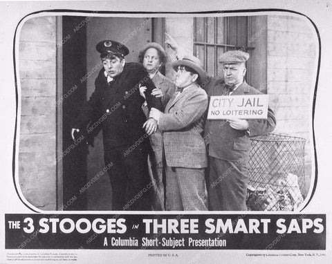 Three Stooges Moe Larry Curly comedy short 3 Smart Saps 2919-11
