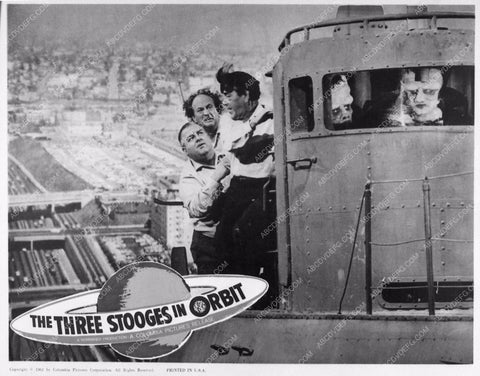 Three Stooges Moe Larry Curly Joe Three Stooges in Orbit 2919-17