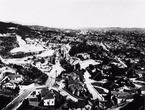 c 1928 historic Los Angeles Hollywood looking east from Laurel Cyn 2920-02