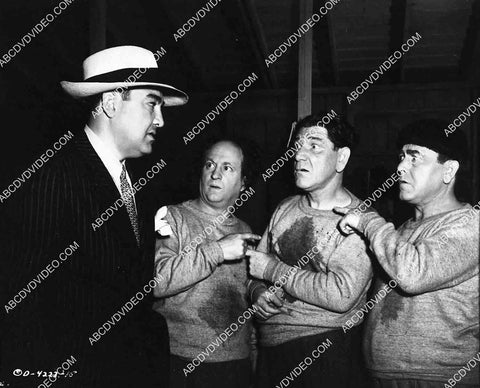 2929-004 Tiny Brauer, 3 Stooges Moe, Larry, Shemp short subject film Fright Night 2929-004