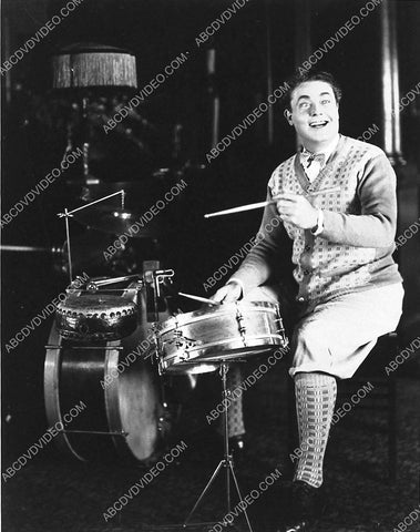 William Farnum sitting down at the drums 2972-10