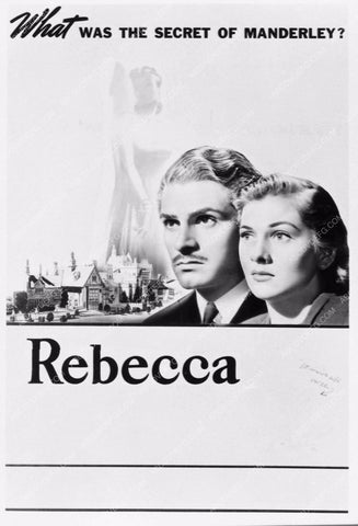 ad slick Joan Fontaine Laurence Olivier Rebecca 3002-02