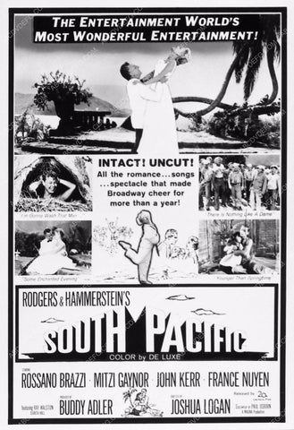 ad slick classic musical film South Pacific 3027-02