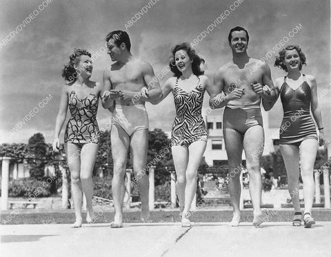Betty Grable Robert Preston Susan Hayward Ellen Drew in their new swimwear 3030-03