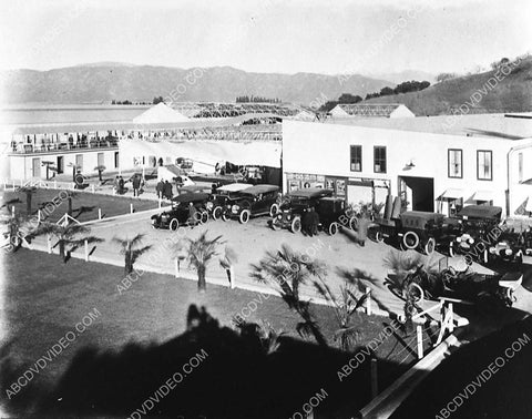 historic Los Angeles Hollywood 1916 Universal Studios observ platform .25 cents 4 visitors 3031-11