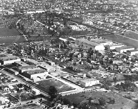 historic Los Angeles Hollywood 1922 FBO Studios at Melrose & Gower looking east 3032-10