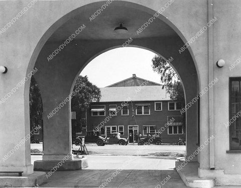 historic Los Angeles Hollywood 1925 Famous Players Lasky Studios entrance on Sunset 3032-11