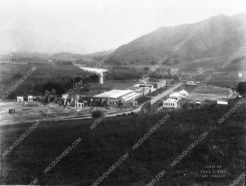 historic Los Angeles Hollywood 1914 Universal Studios being built 3033-12