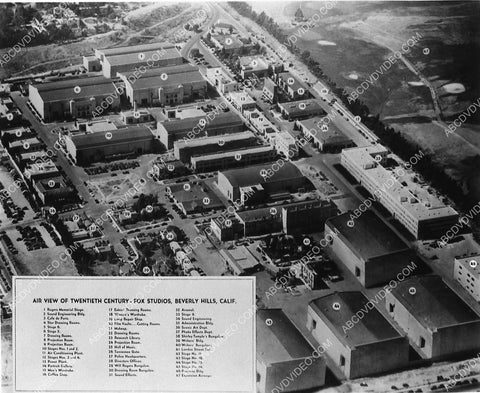 historic Los Angeles Hollywood 1938 20th Century Fox Studios 3033-27