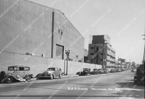historic Los Angeles Hollywood 1938 RKO Studios at Gower St 3034-28