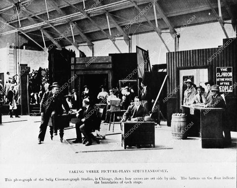 historic Los Angeles Hollywood 1912 Selig Studios exterior sets 3043-04
