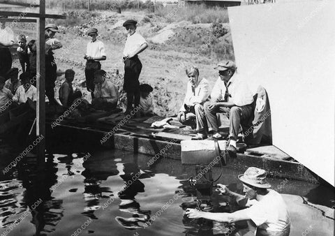 historic Los Angeles Hollywood 1915 Triangle Studios water tank shooting 3043-06
