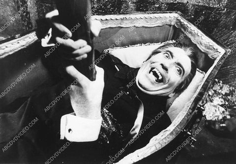 Christopher Lee takes a stake film Dracula Has Risen from the Grave 3063-17