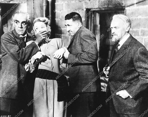 Boris Karloff Virginia Mayo film The Secret Life of Walter Mitty 3063-33