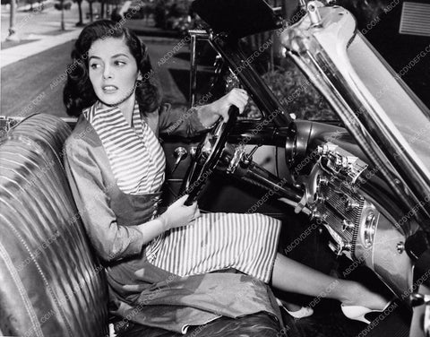 Pier Angeli in convertible car fantastic photo 3090-08