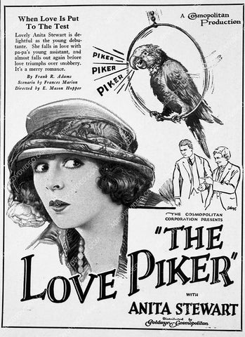 ad slick Anita Stewart silent film The Love Piker 3105-09
