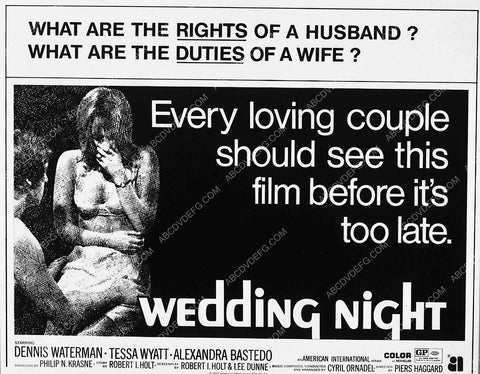 ad slick Dennis Waterman film Wedding Night 3111-02