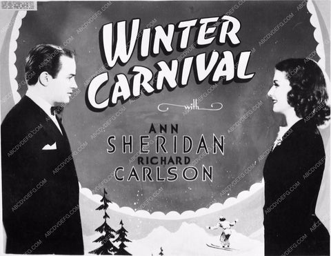 ad slick Ann Sheridan Richard Carlson Winter Carnival 3142-02