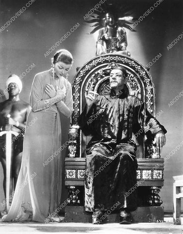 Myrna Loy Boris Karloff film The Mask of Fu Manchu 3150-16