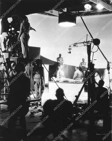 cast and crew behind the scenes film The Mask of Fu Manchu 3150-18