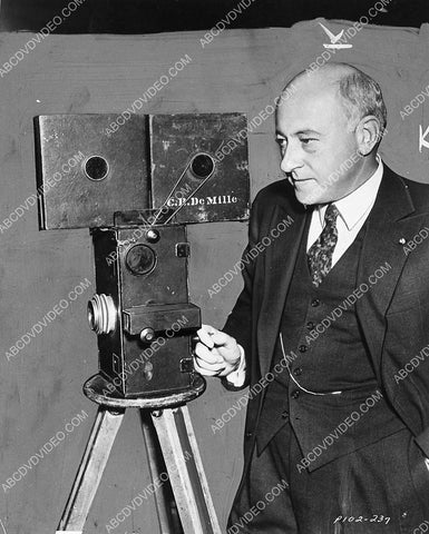 Cecil B. DeMille and his movie camera 3202-31