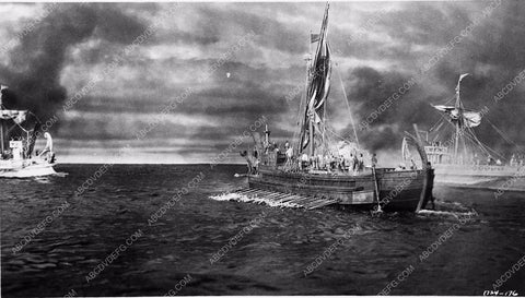 ship battle sequence classic film Ben-Hur 3209-12
