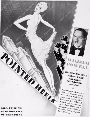 ad slick William Powell Pointed Heels 3239-25