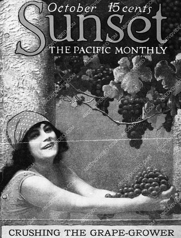 Sunset magazine cover on grape growers 3275-04