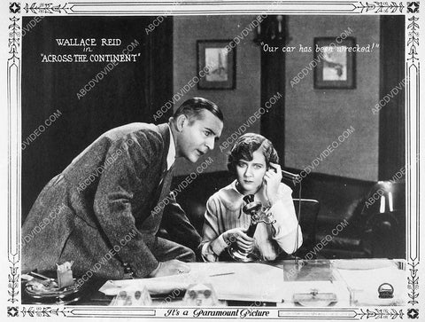 Wallace Reid Mary MacLaren silent film Across the Continent 3308-02