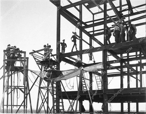 historic Los Angeles Hollywood fake high-rise set Charley Chase silent film 3364-19