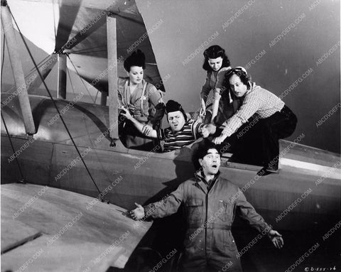 3 Stooges Moe Larry Curly comedy deleted scene Dizzy Pilots 3388-12