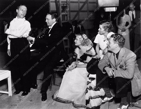 candid Jack Benny Nelson Eddy Una Merkel Broadway melody of 36 3401-03