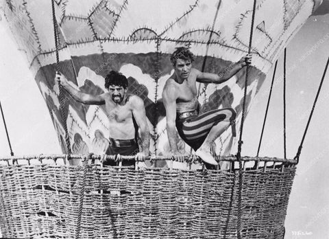 shirtless Burt Lancaster Nick Cravat adventure film The Crimson Pirate 3414-03