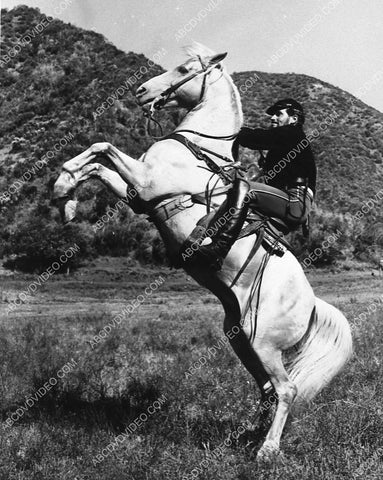 Charlton Heston on a rearing horse film Major Dundee 3443-02