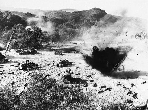 battle sequence film The Fighting Seabees 3486-07