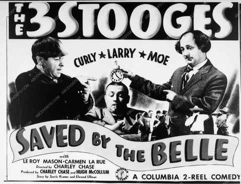 Moe Larry and Curly The Three Stooges Saved By The Bell 3506-17