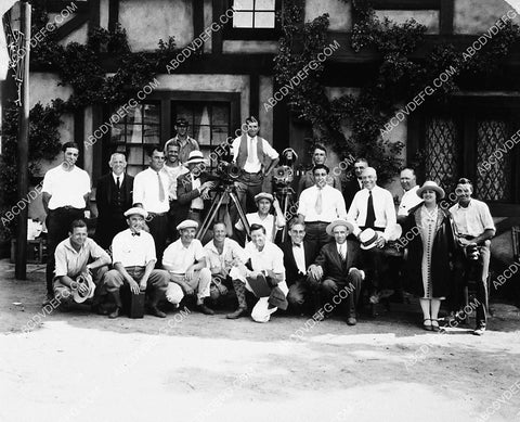 director Sidney Olcott w old movie cameras entire cast and crew unknown silent film 3517-17
