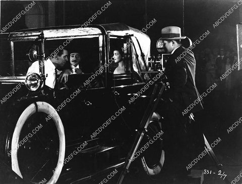 Adolphe Menjoe in automobile while director Malcolm St Claire unknown film 3517-19