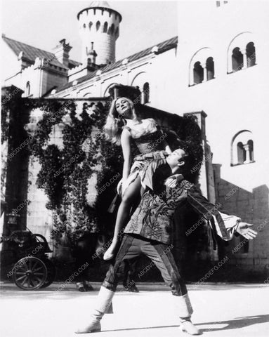 Yvette Mimieux Russ Tamblyn candid Wonderful World of the Brothers Grimm 3543a-13