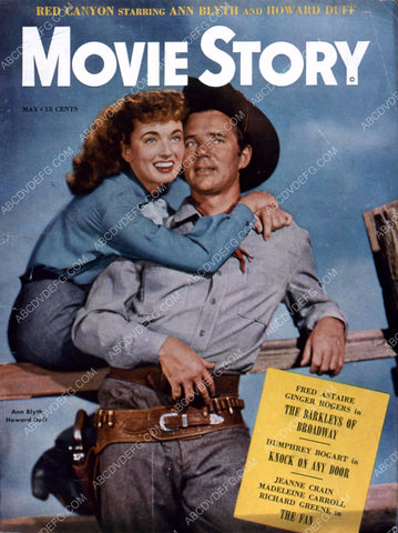 Ann Blyth Howard Duff Movie Story magazine cover 35m-950