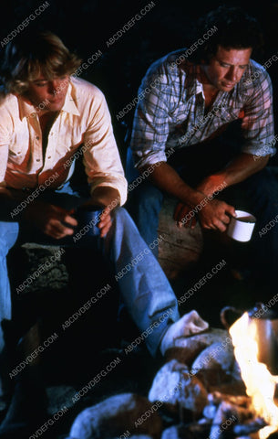 John Schneider Tom Wopat by the campfire TV The Dukes of Hazzard 35m-10103
