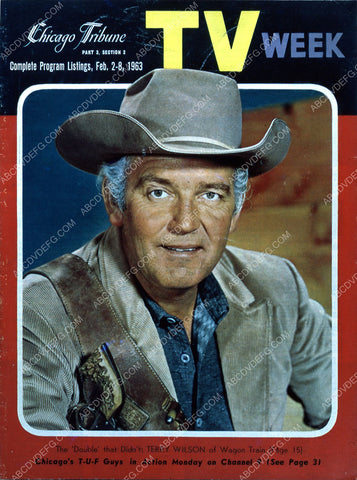 Terry Wilson TV Week magazine cover Wagon Train 35m-10226